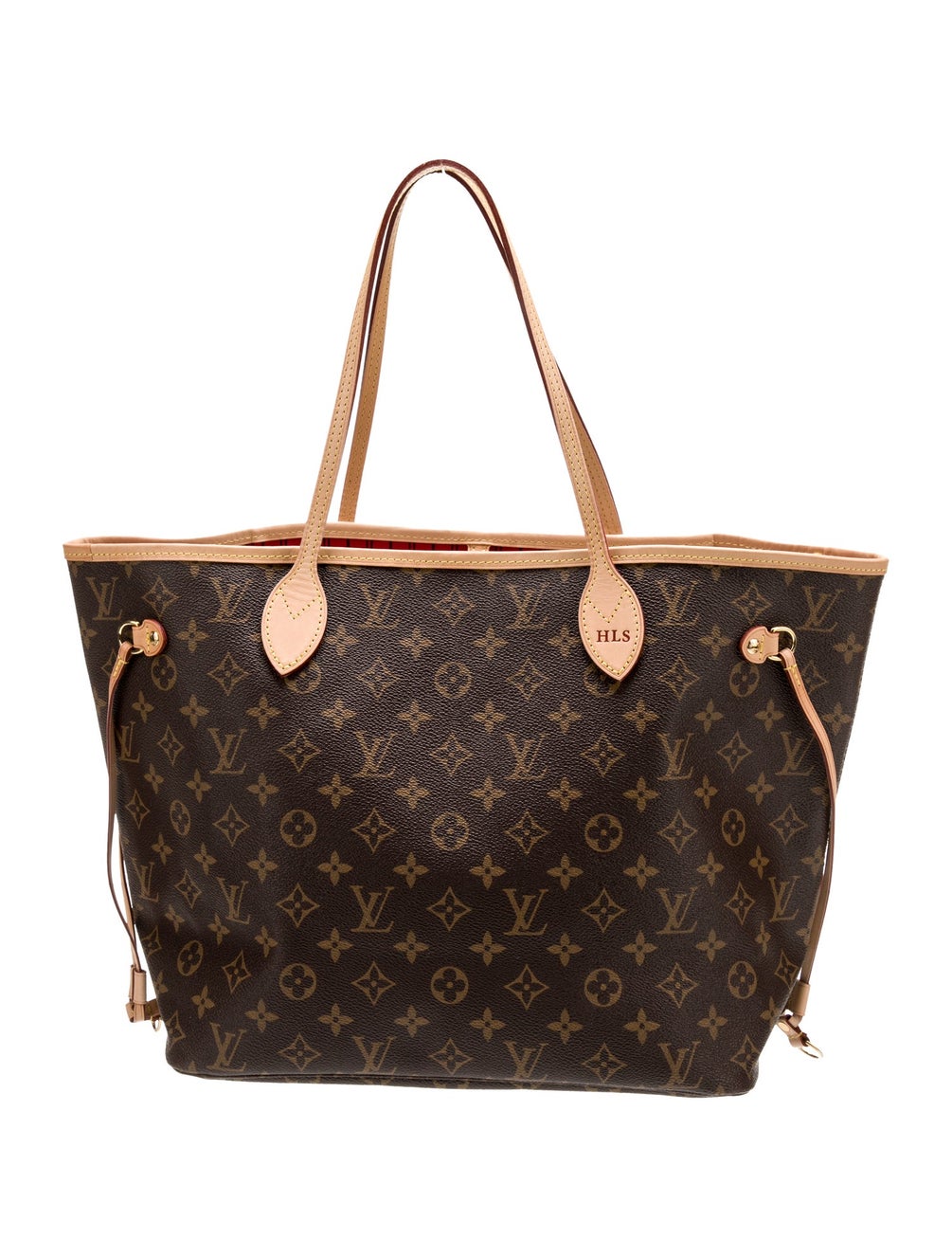 Louis Vuitton LV Monogram Neverfull w/Pouch PM Brown Totes, Handbags