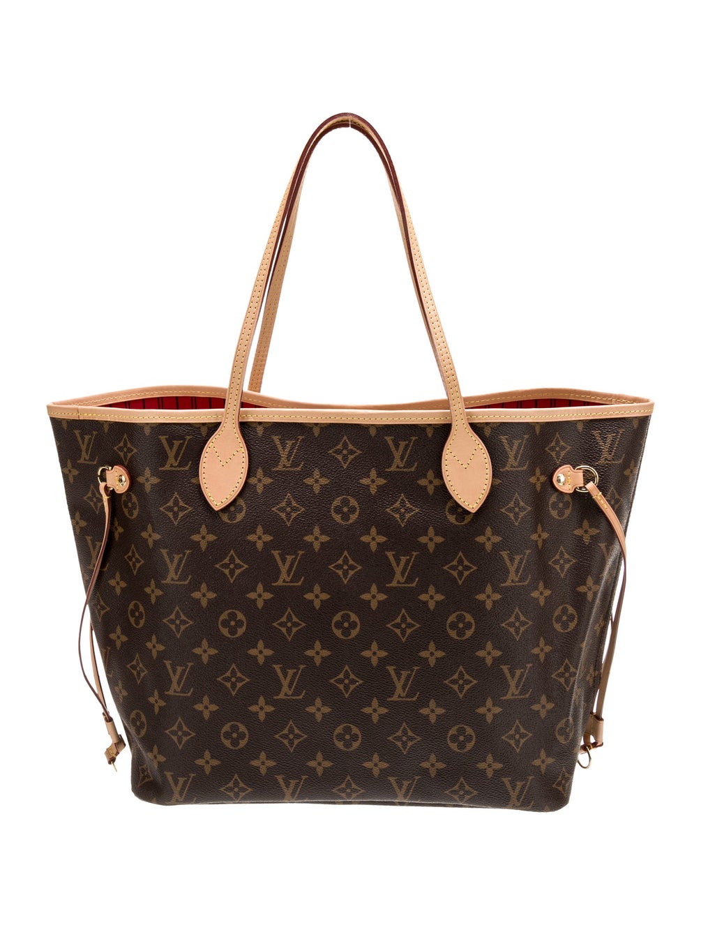 Louis Vuitton LV Monogram Neverfull w/Pouch PM Brown Totes, Handbags