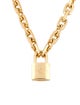 Louis Vuitton LV Edge Cadenas Chain Necklace