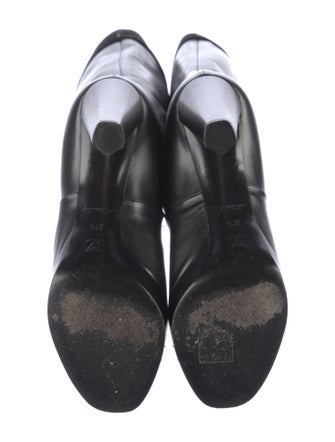 Louis Vuitton Leather Printed Boots