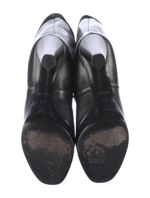 Louis Vuitton Leather Printed Boots