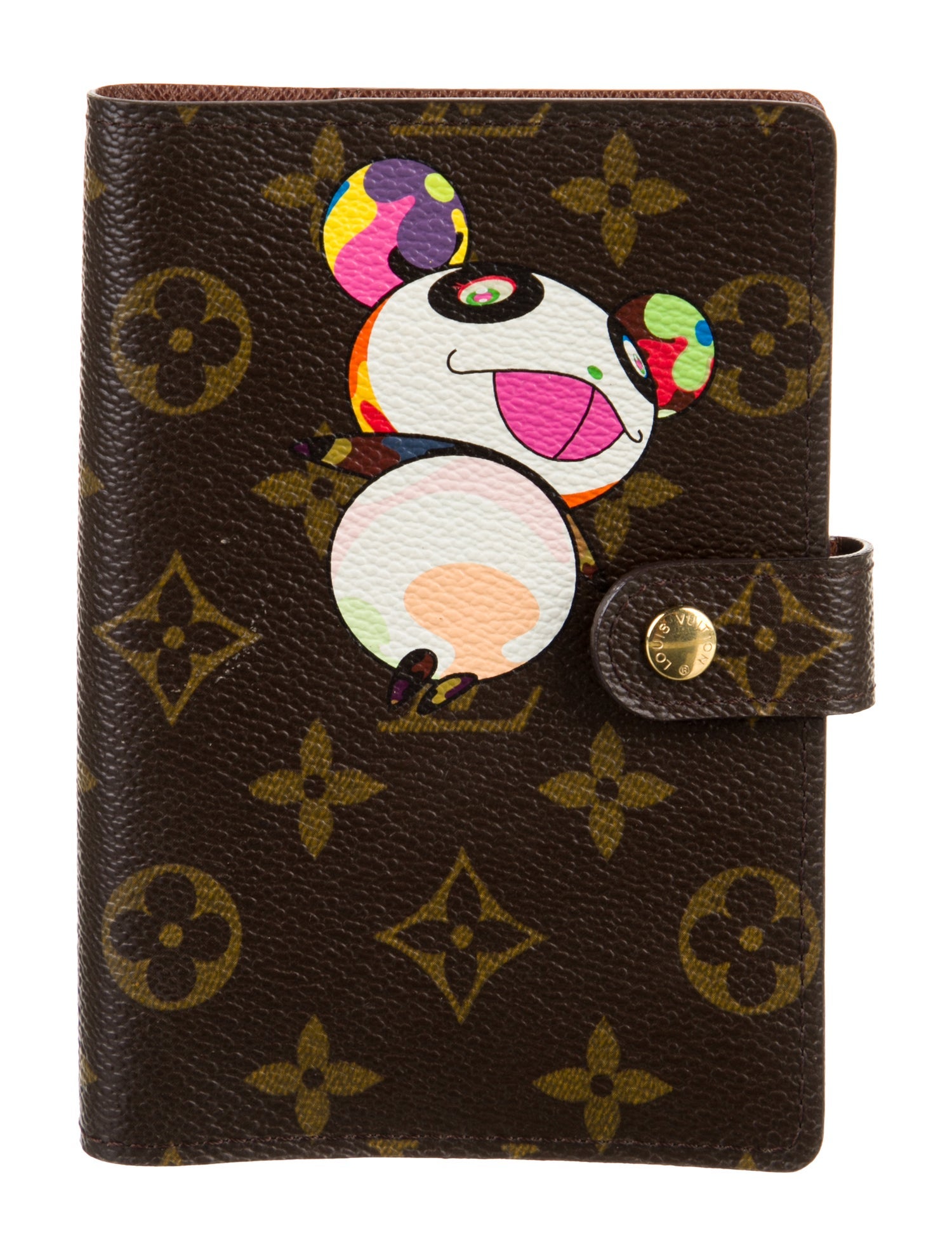 Louis Vuitton Takashi Murakami Monogram Panda Small Ring Agenda Cover