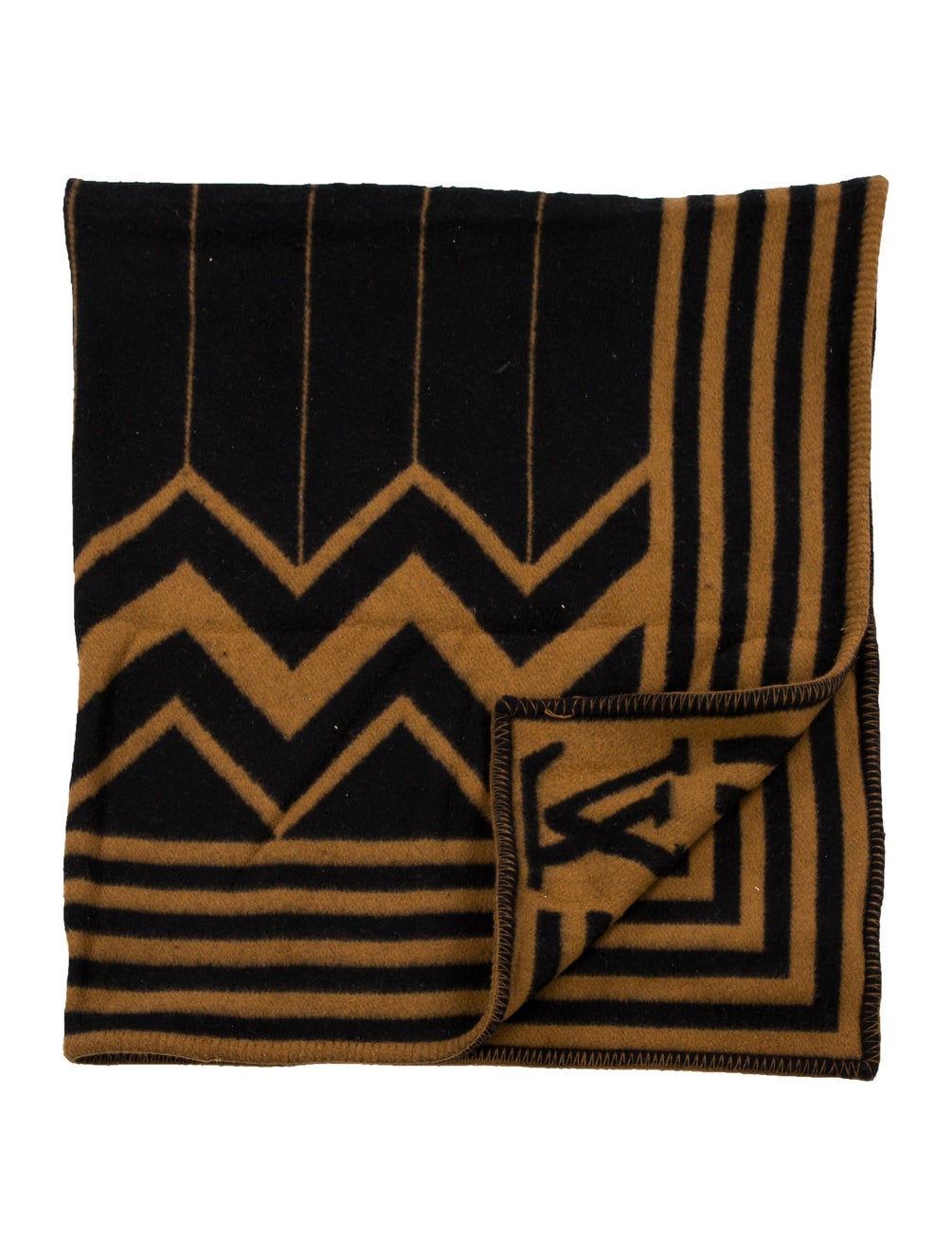 Louis Vuitton Karakoram Wool Blanket Brown Throws, Pillows & Throws