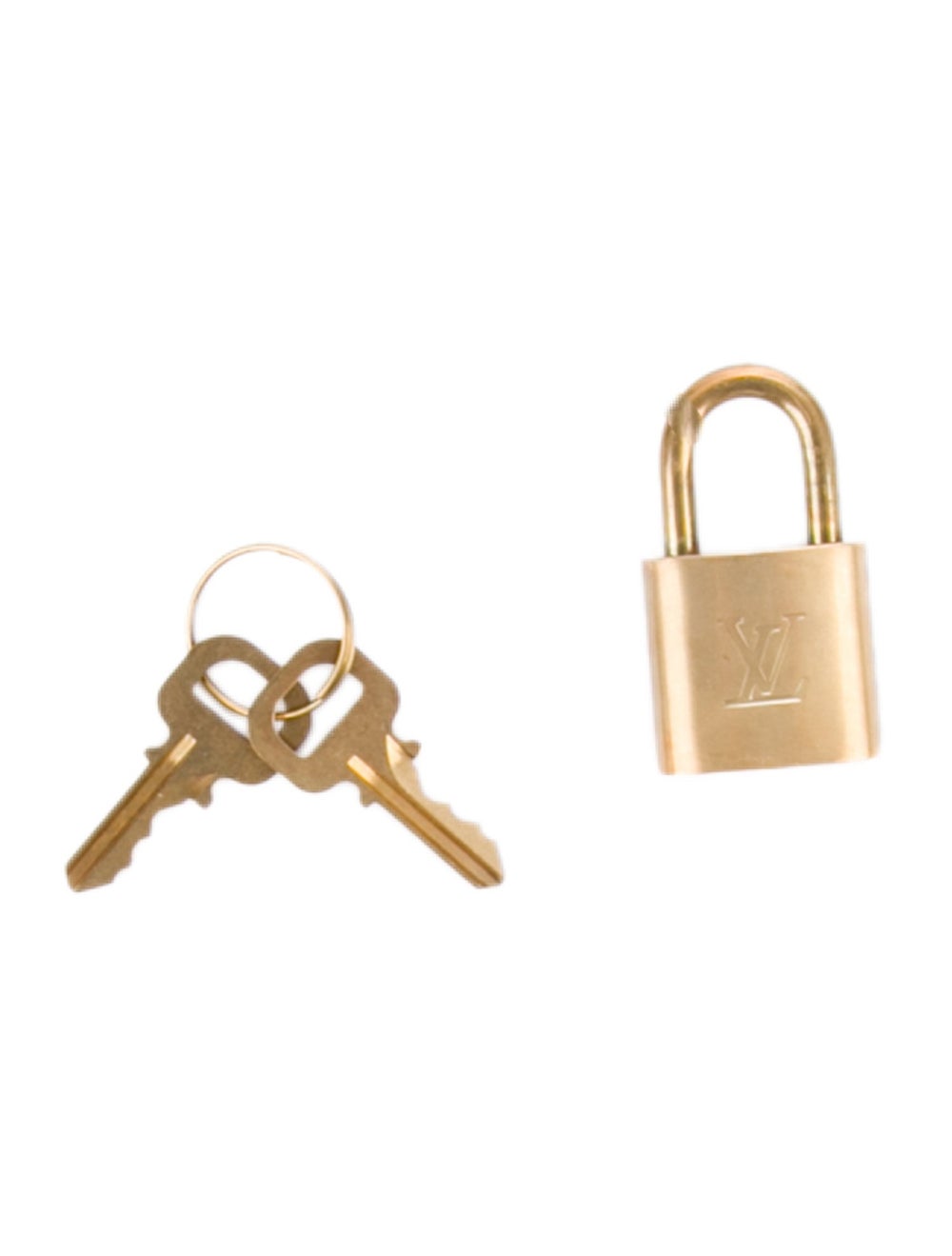 Louis Vuitton Brass Lock & Key Set Gold Bag Accessories, Accessories