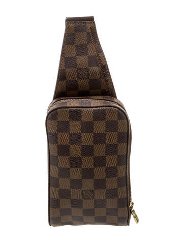 Louis Vuitton Shoulder Bags Damier Ebene Geronimos canvas Vintage