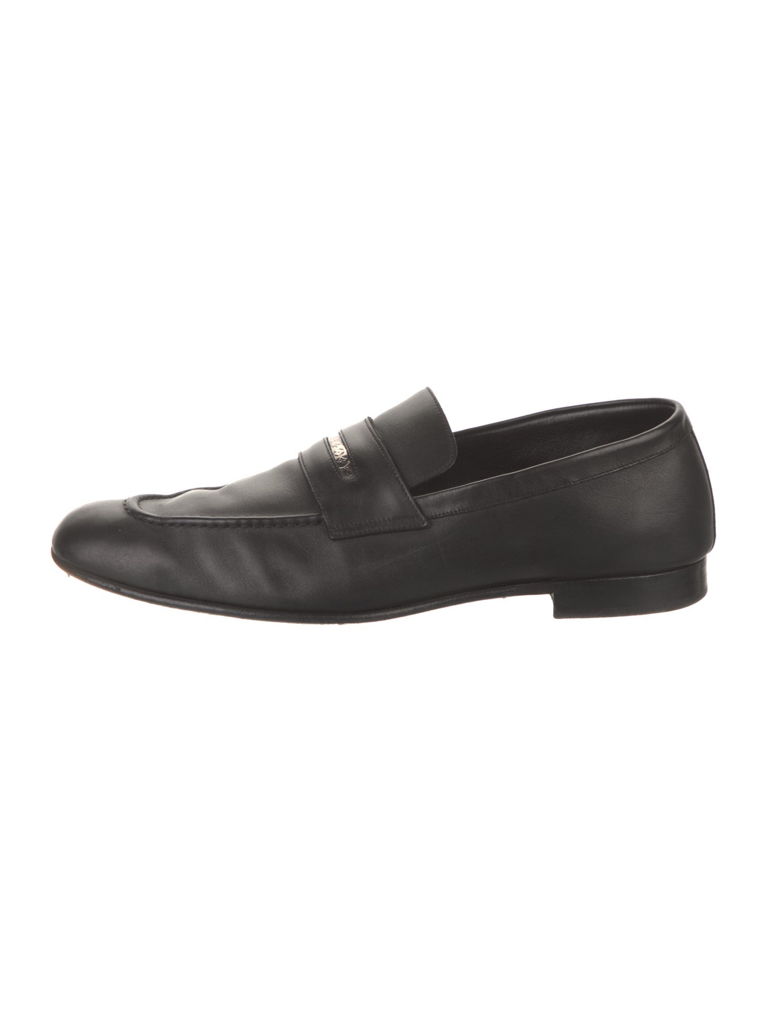 Louis Vuitton Leather Dress Loafers Black Loafers, Shoes LOU975183