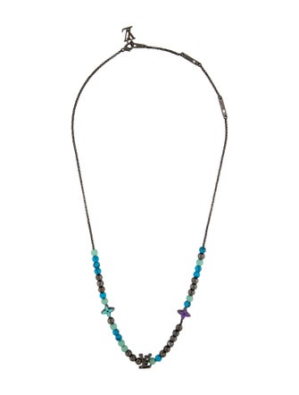 Louis Vuitton Multistone Bead Necklace