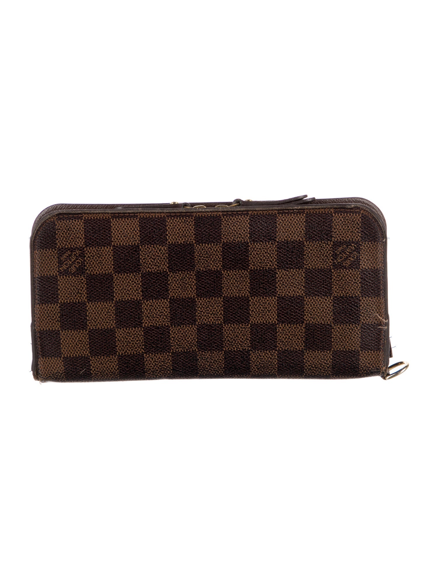 Louis Vuitton Damier Ebene Pattern Coated Canvas Insolite Wallet
