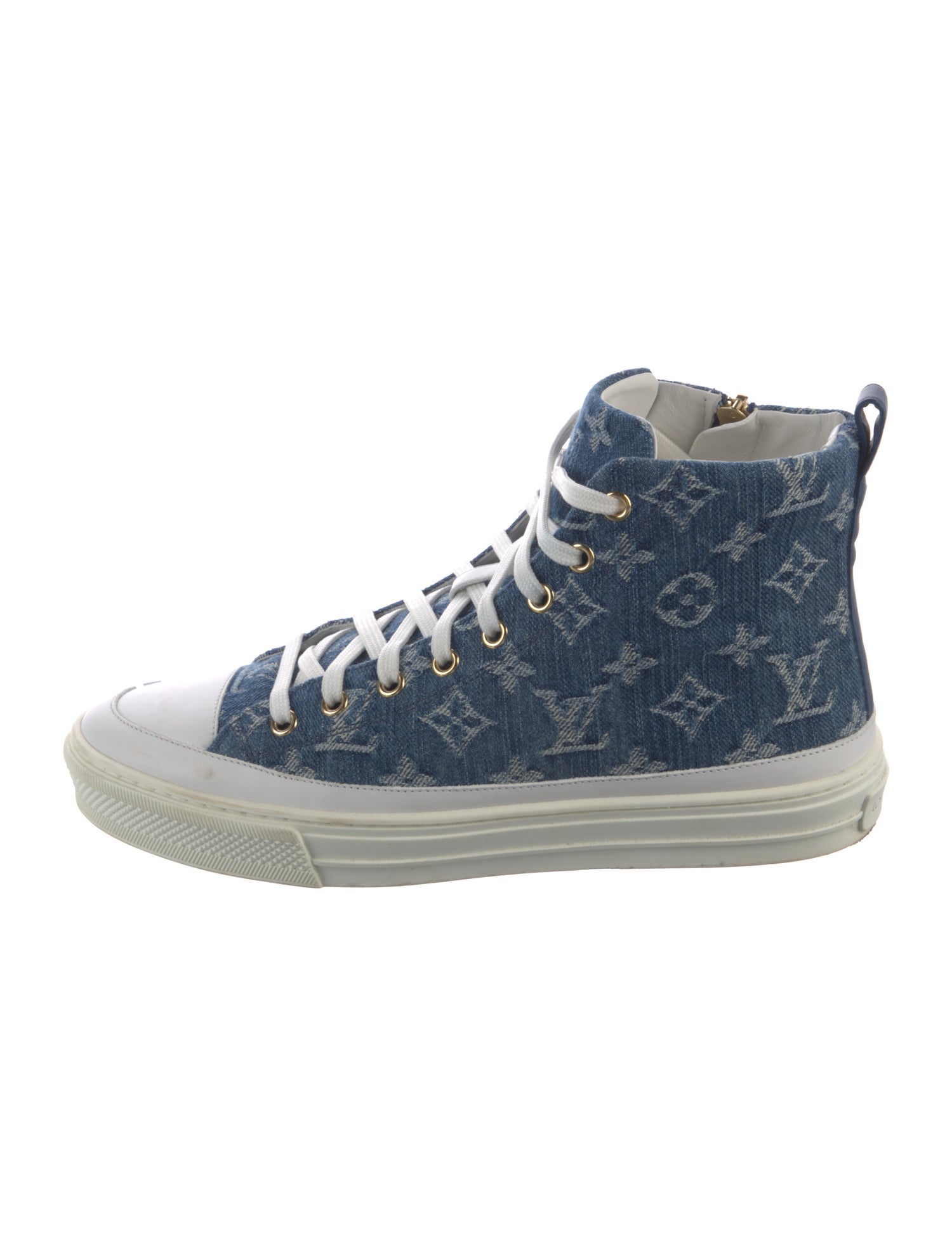 denim lv sneakers