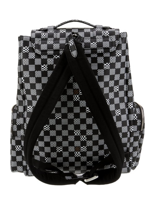 Louis Vuitton Coated Canvas Damier Distorted Christopher PM