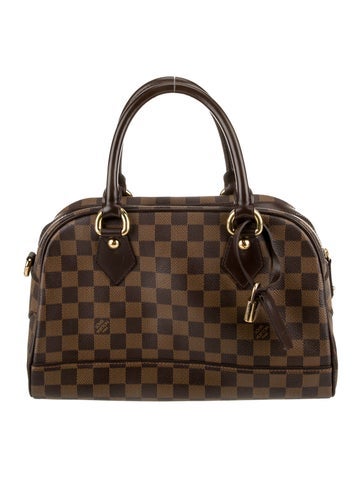 Louis Vuitton Handle Bags Damier Ebene Duomo Vintage