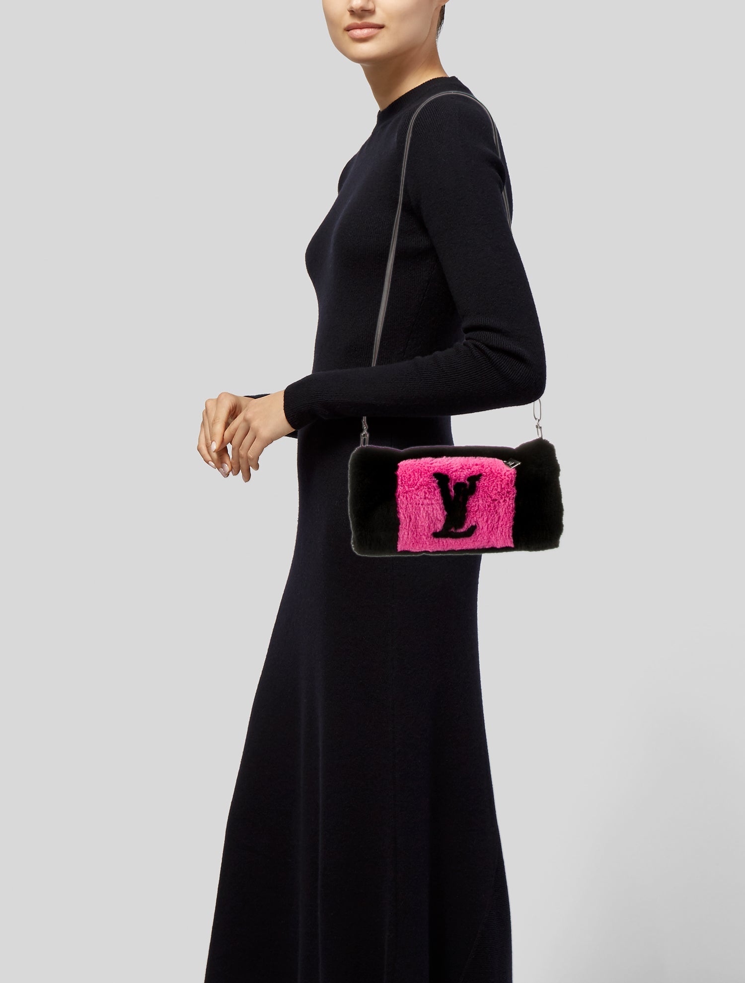 Louis Vuitton In the City Fur Muff