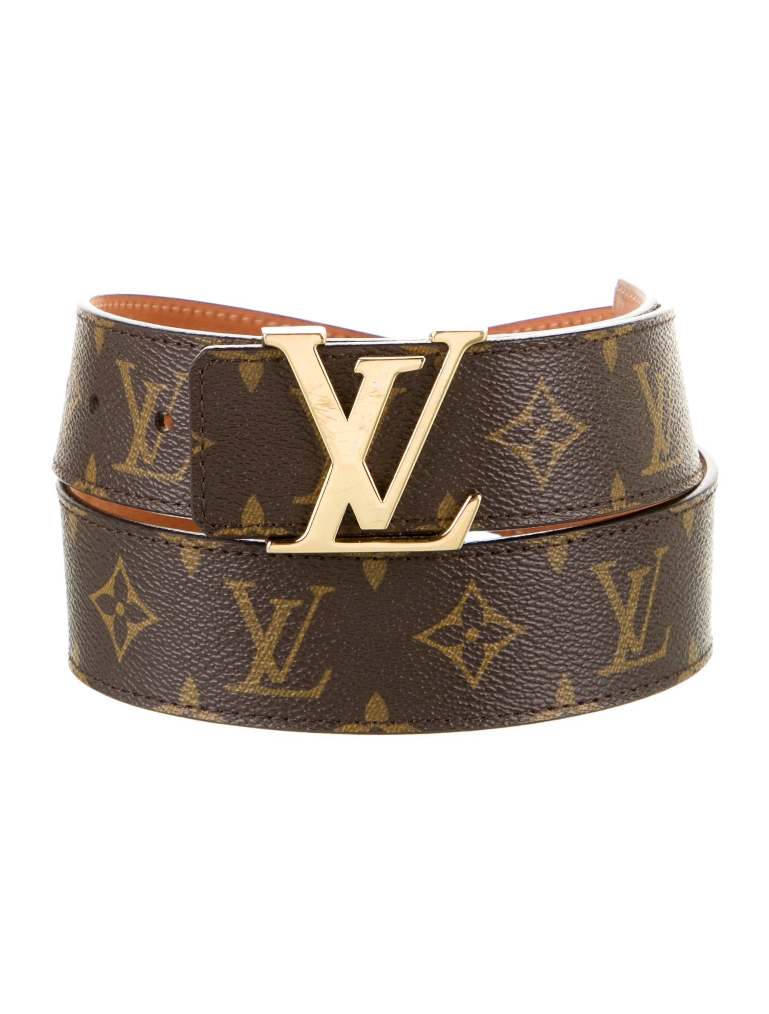 Louis Vuitton 2012 LV Initiales 40MM Waist Belt Brown Belts