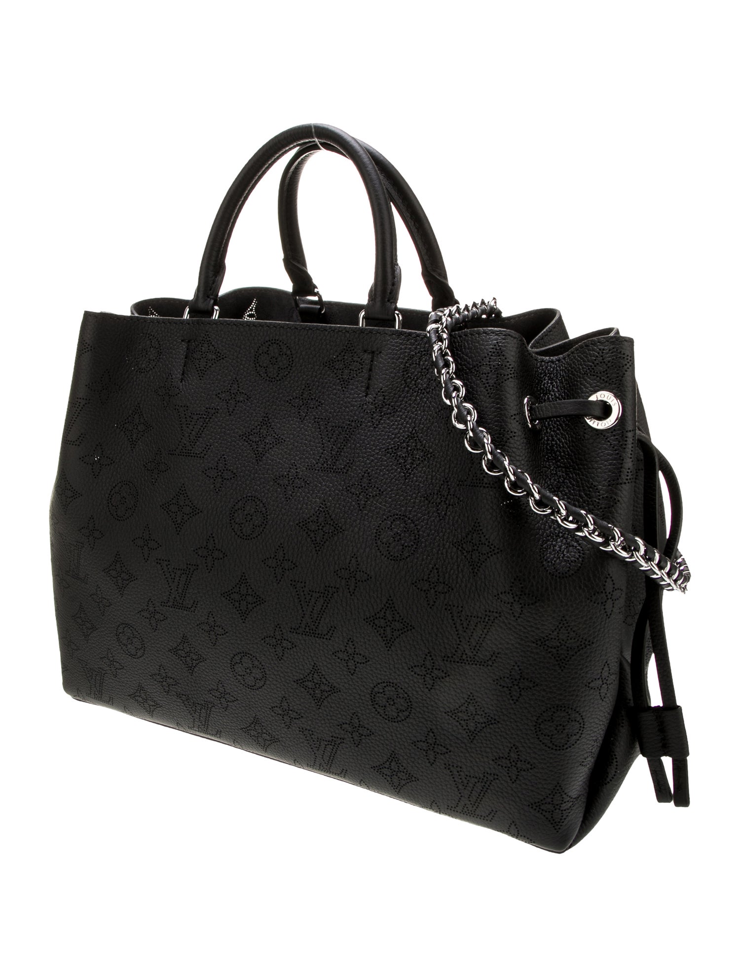 [Louis Vuitton] Louis Vuitton Mahina Bella Leather Monogram All-over Pattern 2-way Shoulder Bag Handbag Gray [Used] [Authenticated and Guaranteed Authentic] 214576 main image 0