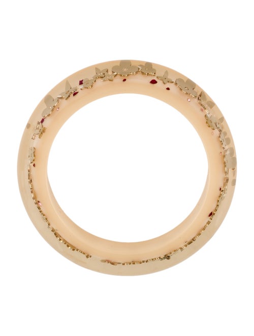 Louis Vuitton Resin & Crystal Wide Inclusion Bangle