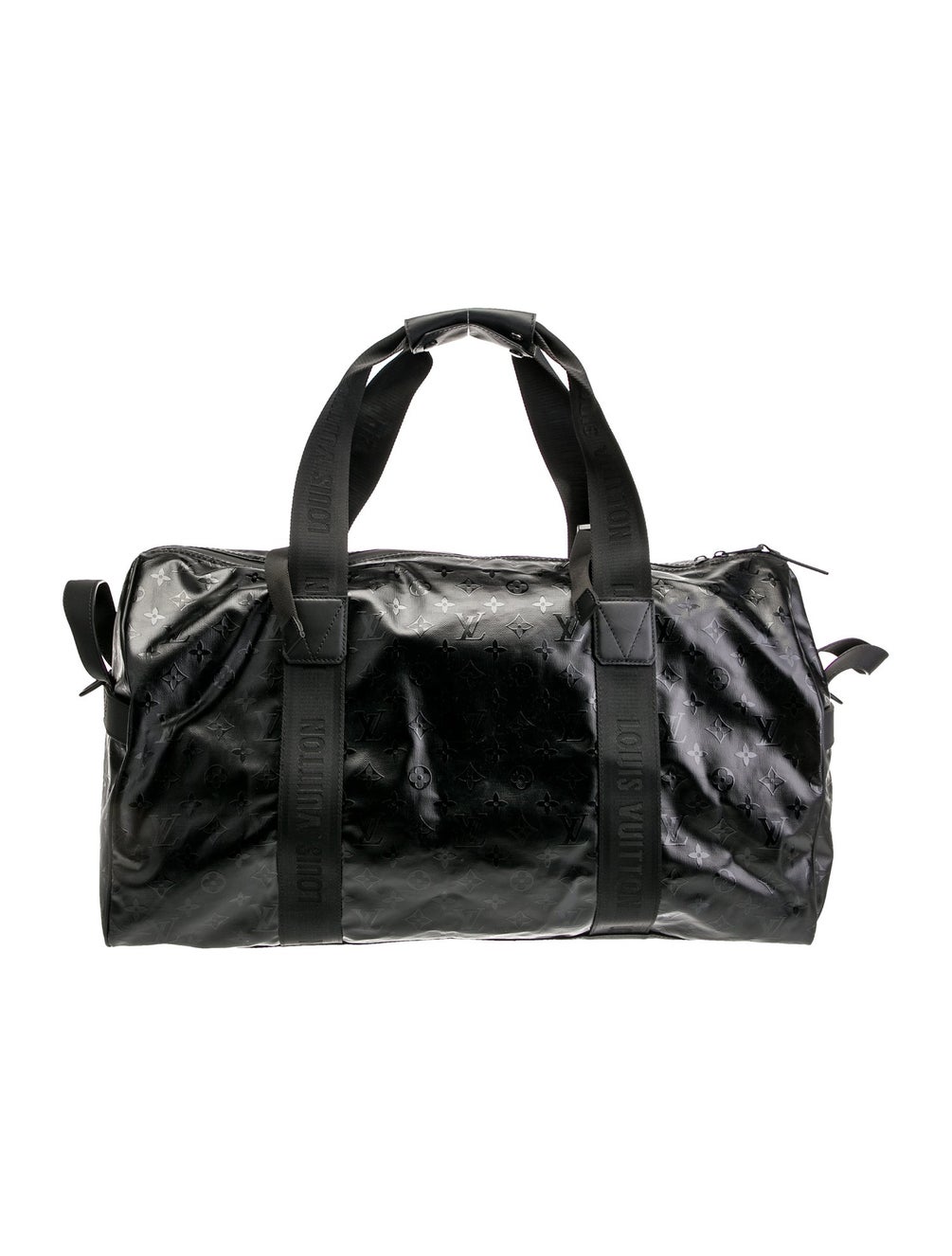Louis Vuitton 2024 Monogram Storm Keepall Sport Black Weekenders