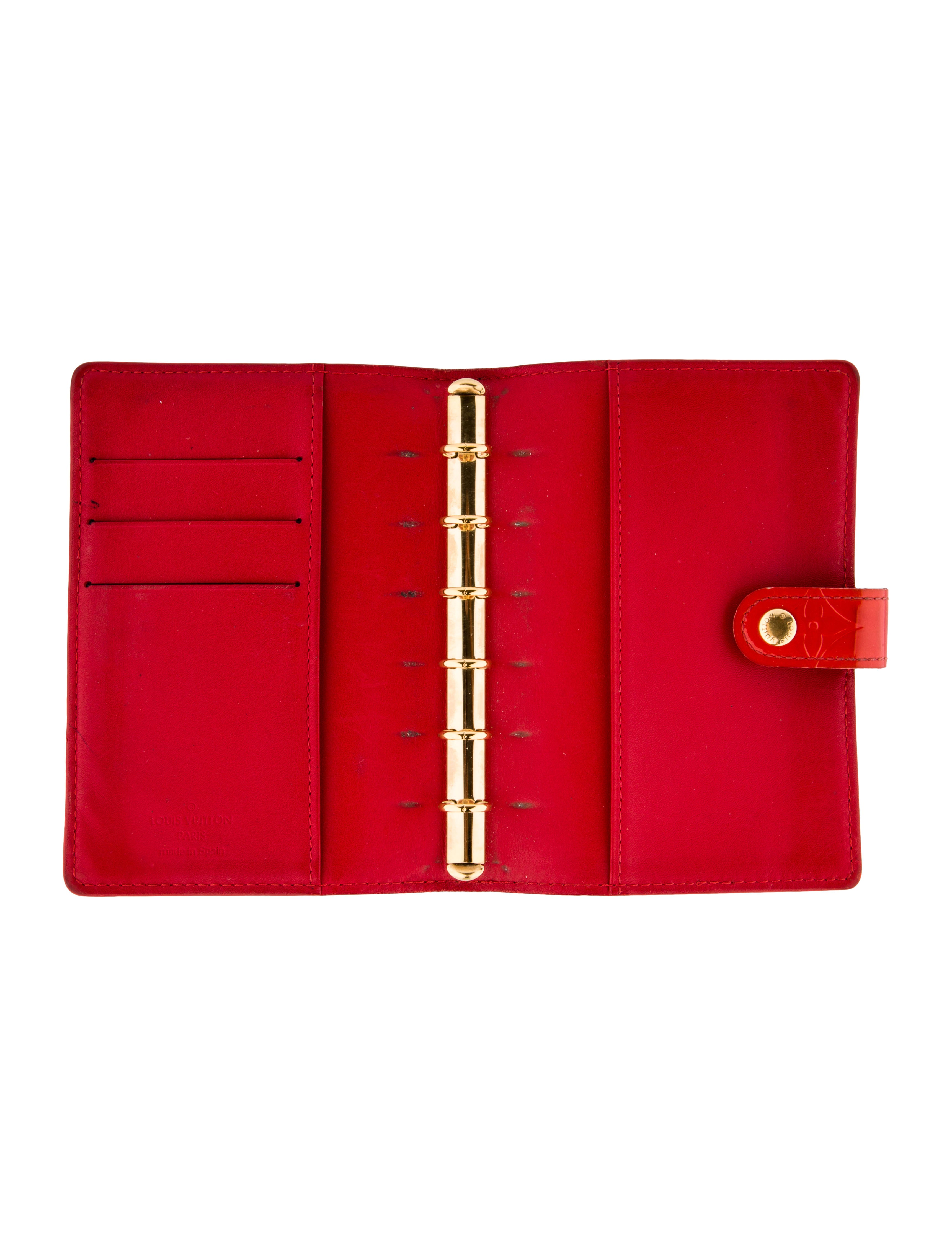 Louis Vuitton Vernis Small Ring Agenda Cover