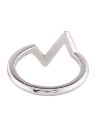 Louis Vuitton 18K Diamond LV Volt Upside Down Band