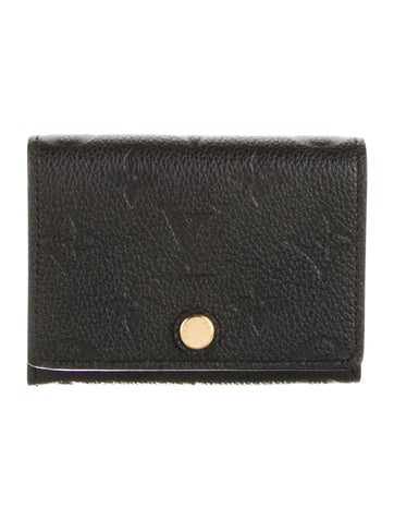 Louis Vuitton Wallets Monogram Pattern Empreinte Leather Card Case
