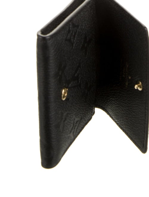 Louis Vuitton Monogram Pattern Empreinte Leather Card Case
