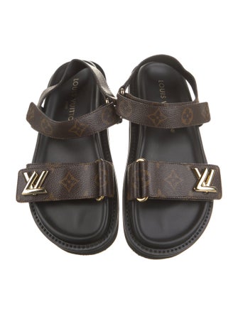 Louis Vuitton 2023 Sunset Comfort Slingback Sandals