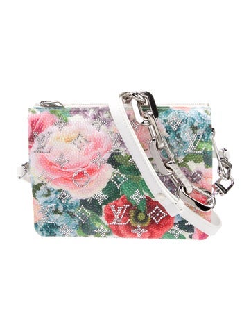 Louis Vuitton Shoulder Bags Floral LV Monogram Coussin BB