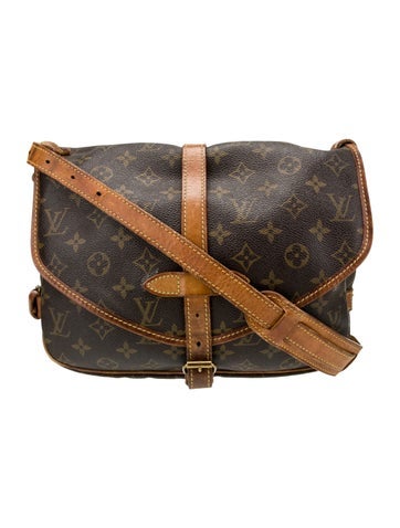 Louis Vuitton Crossbody Bags LV Monogram Saumur MM Vintage