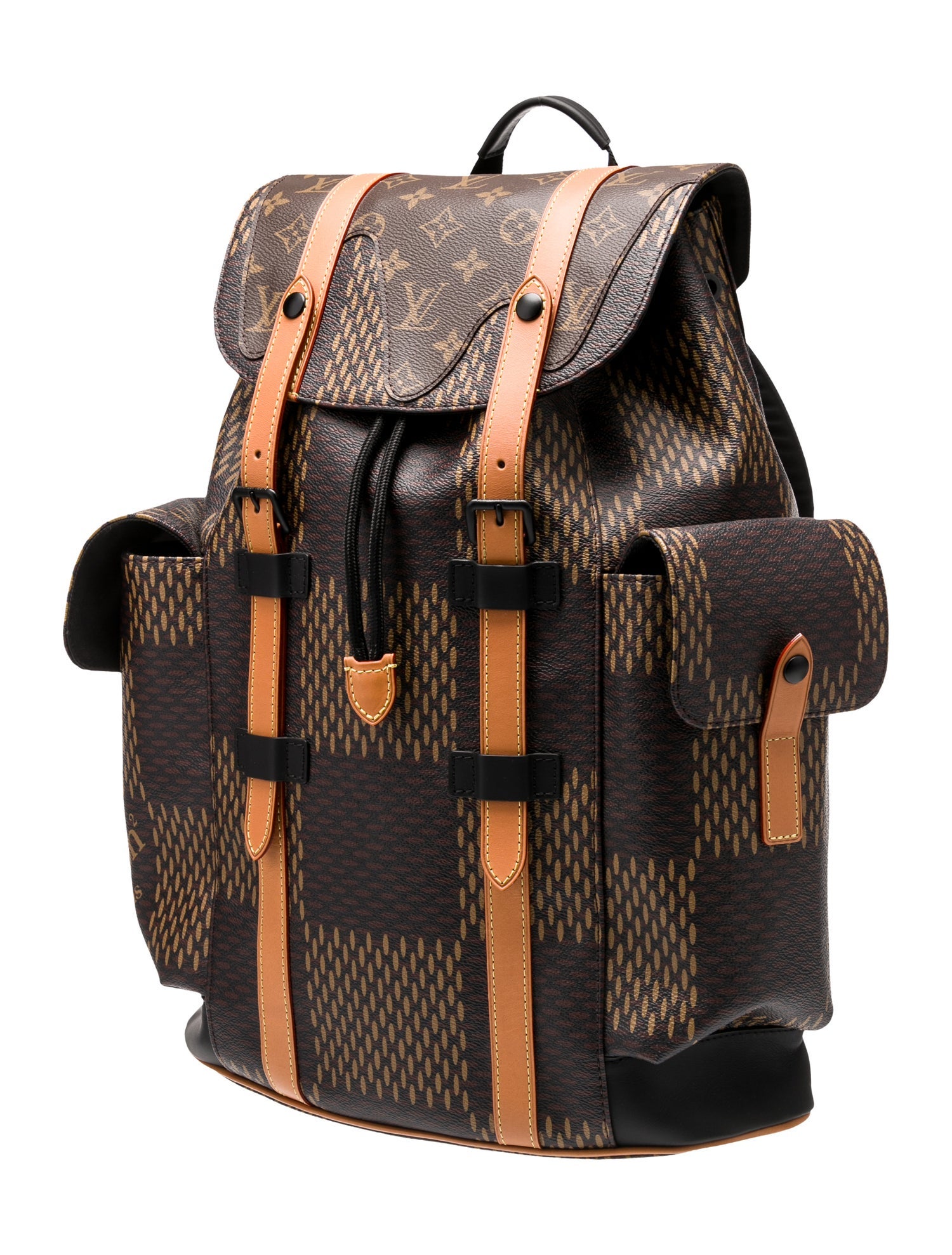 Louis Vuitton LV Monogram x Nigo Giant Damier Ebene Christopher PM