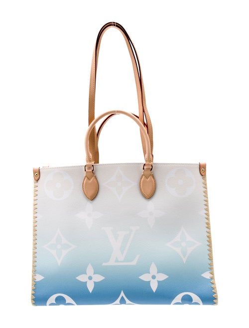 Louis Vuitton St Tropez Resort Giant Monogram Blue By The Pool OnTheGo GM 2021