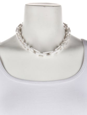 Louis Vuitton Ceramic Collier Chain Link Necklace