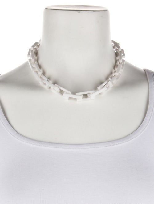 Louis Vuitton Ceramic Collier Chain Link Necklace