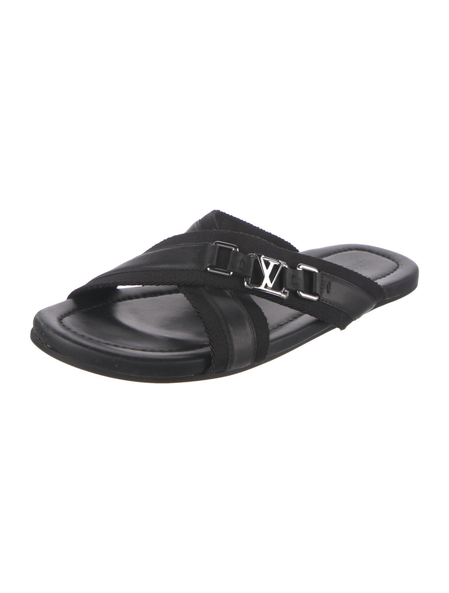 Louis Vuitton Canvas Slides