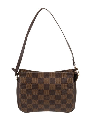 Louis Vuitton Handle Bags Damier Ebene Trousse Vintage