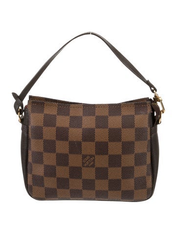 Louis Vuitton Handle Bags Damier Ebene Trousse Vintage
