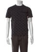 Louis Vuitton Graphic Print Crew Neck Henley
