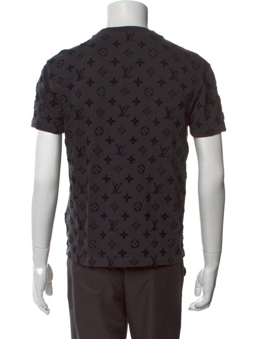 Louis Vuitton Graphic Print Crew Neck Henley