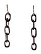 Lou Zeldis Horn Drop Earrings