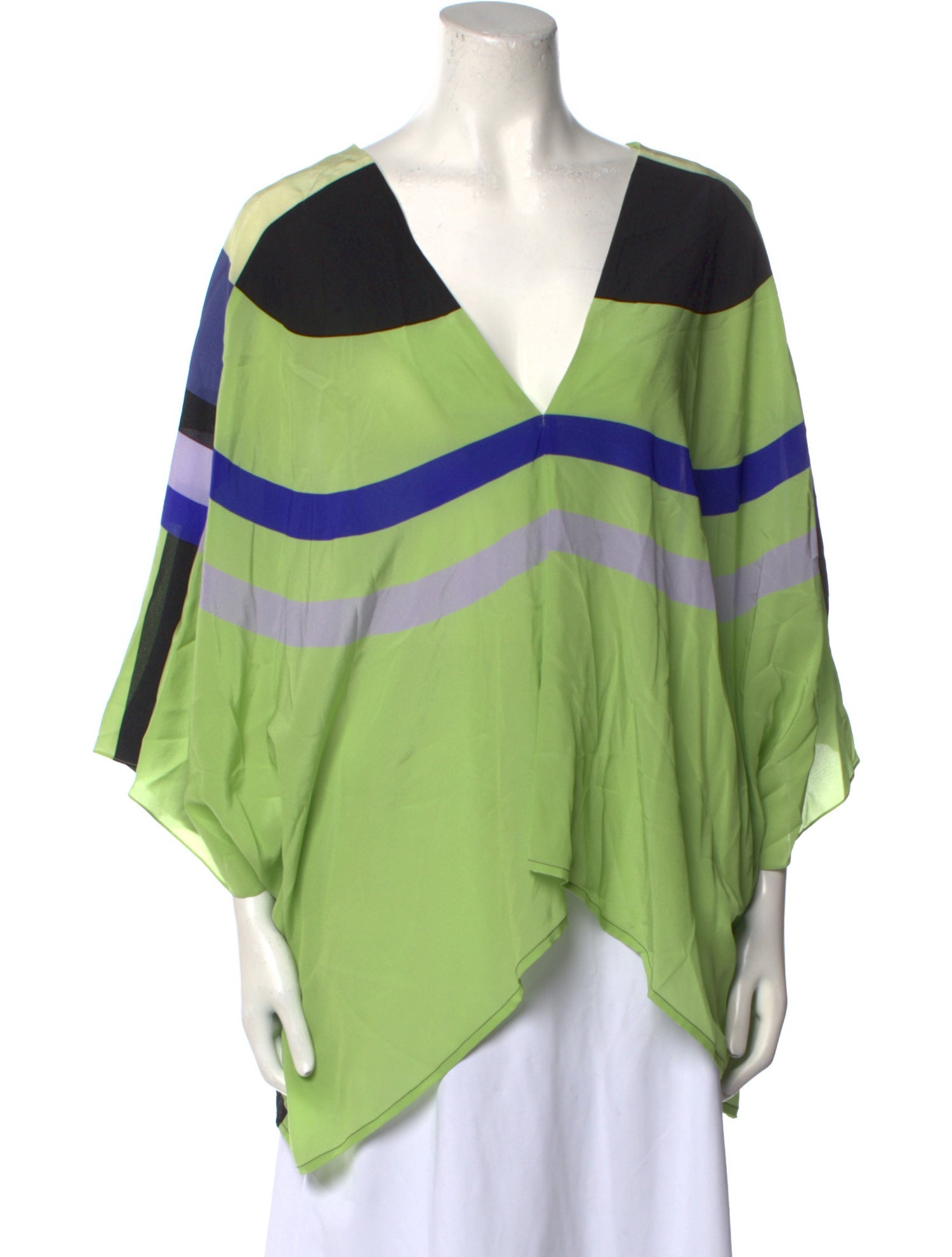 Louisa Parris Silk Striped Blouse