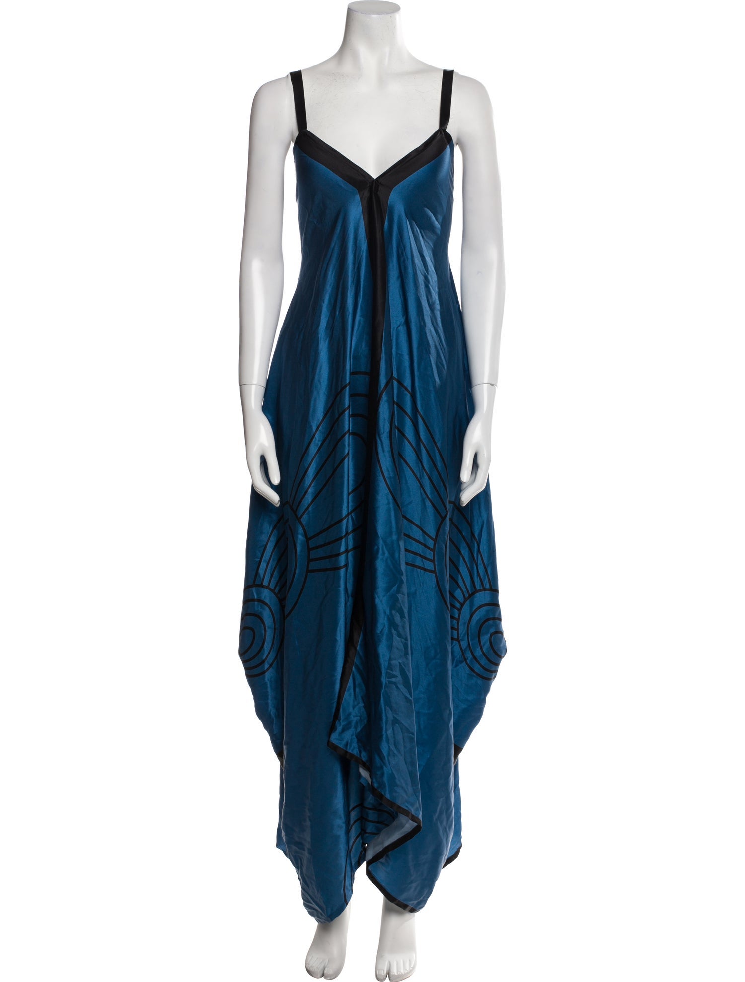 Louisa Parris Silk Long Dress
