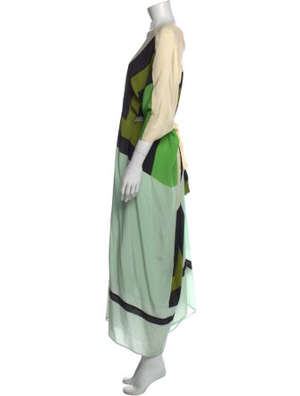 Louisa Parris Printed Long Dress
