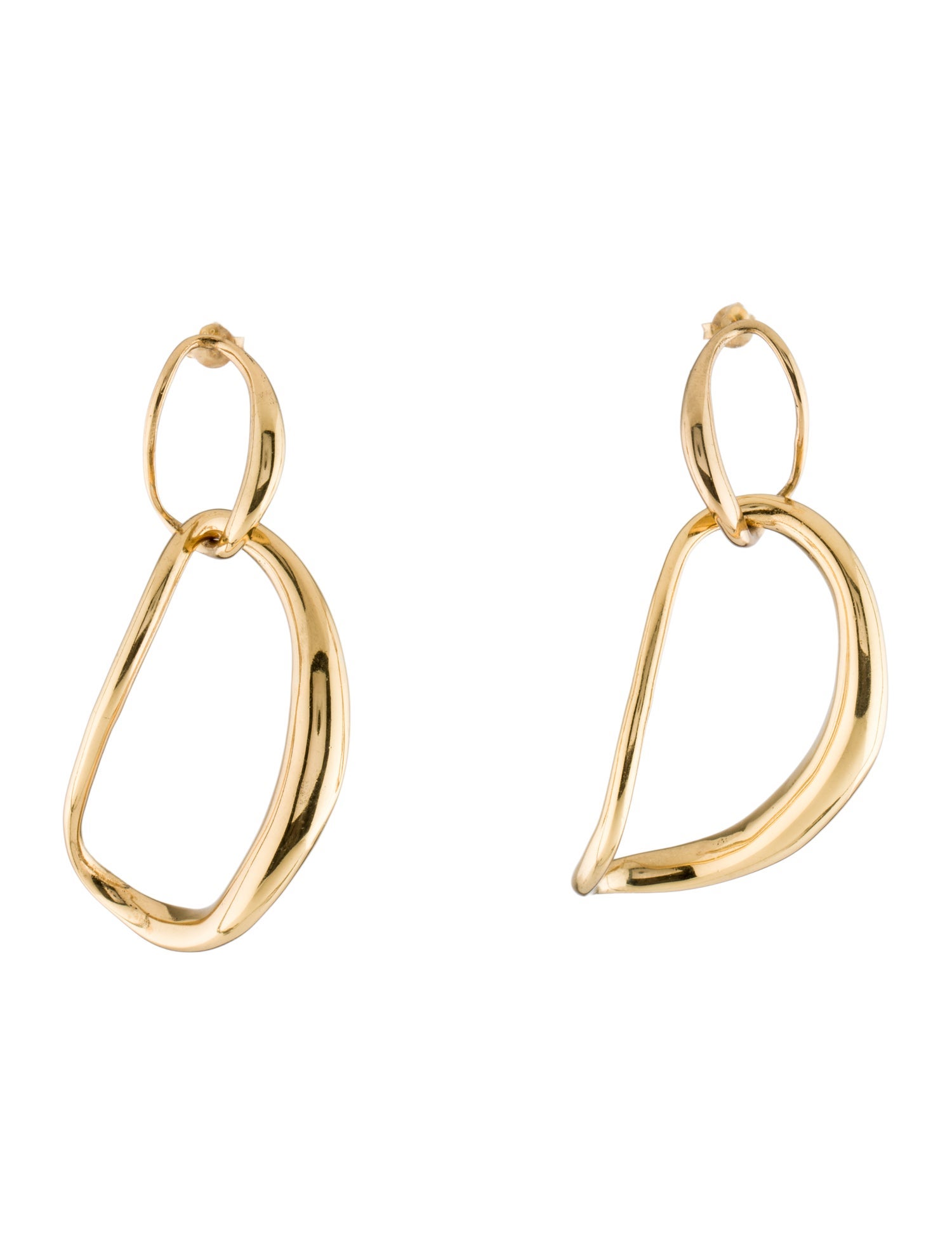 Louise Olsen Liquid Chain Drop Earrings