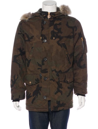 Louis Vuitton x Supreme 2017 Monogram Camouflage Coat w/ Tags