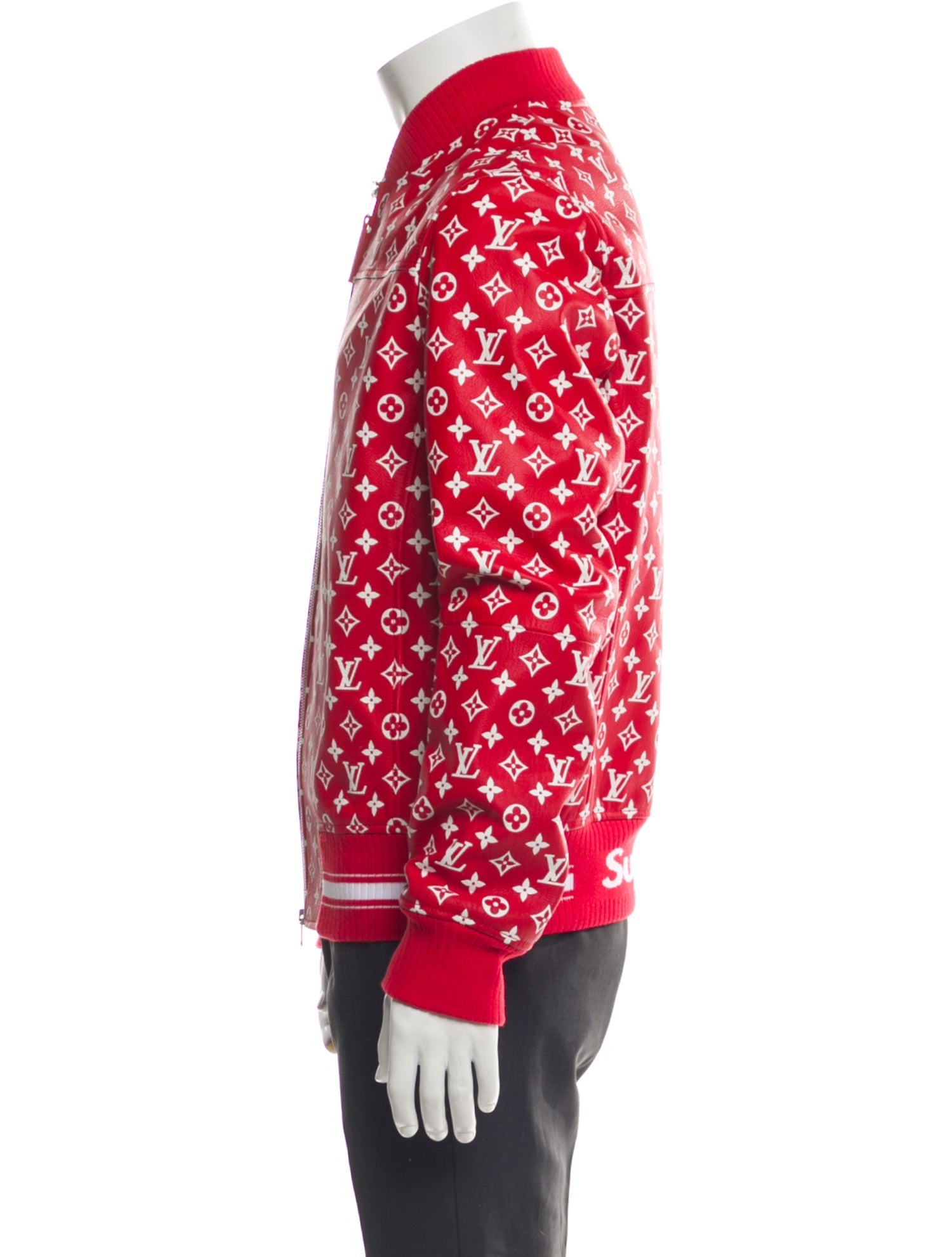 Louis Vuitton x Supreme 2017 LV Monogram Bomber Jacket