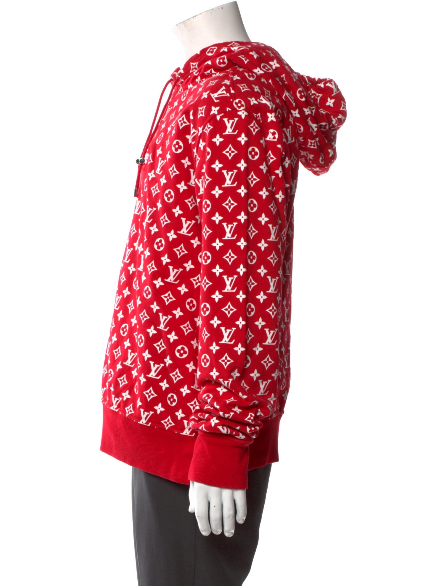 Louis Vuitton x Supreme 2017 LV Monogram Hoodie