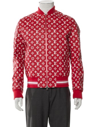Louis Vuitton x Supreme 2017 LV Monogram Bomber Jacket