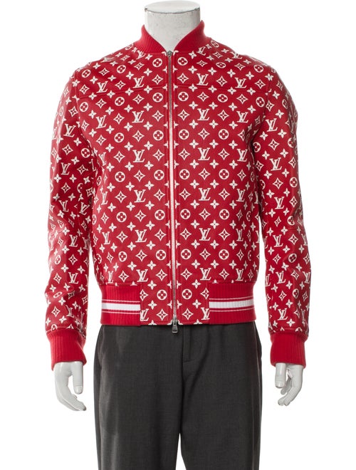 Louis Vuitton x Supreme 2017 LV Monogram Bomber Jacket