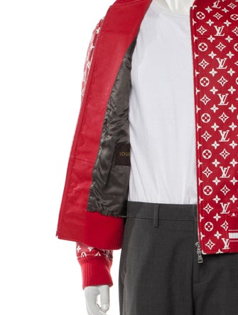 Louis Vuitton x Supreme 2017 LV Monogram Bomber Jacket