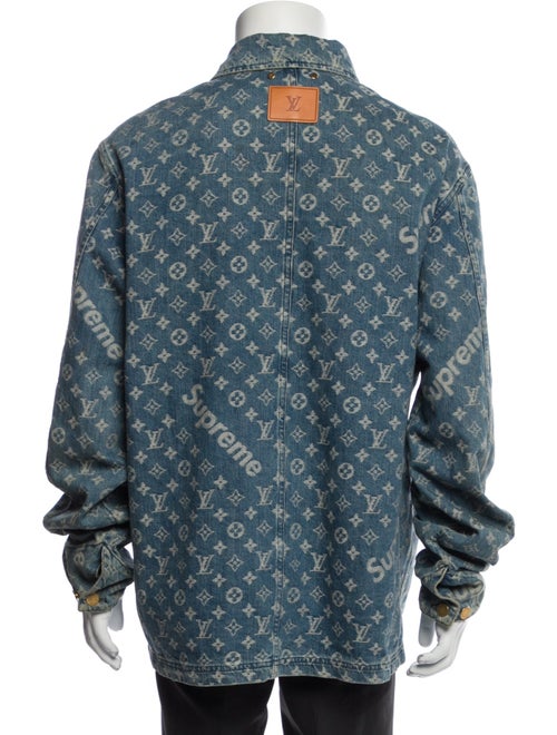 Louis Vuitton x Supreme 2017 LV Monogram Trucker Jacket