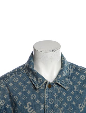 Louis Vuitton x Supreme 2017 LV Monogram Trucker Jacket