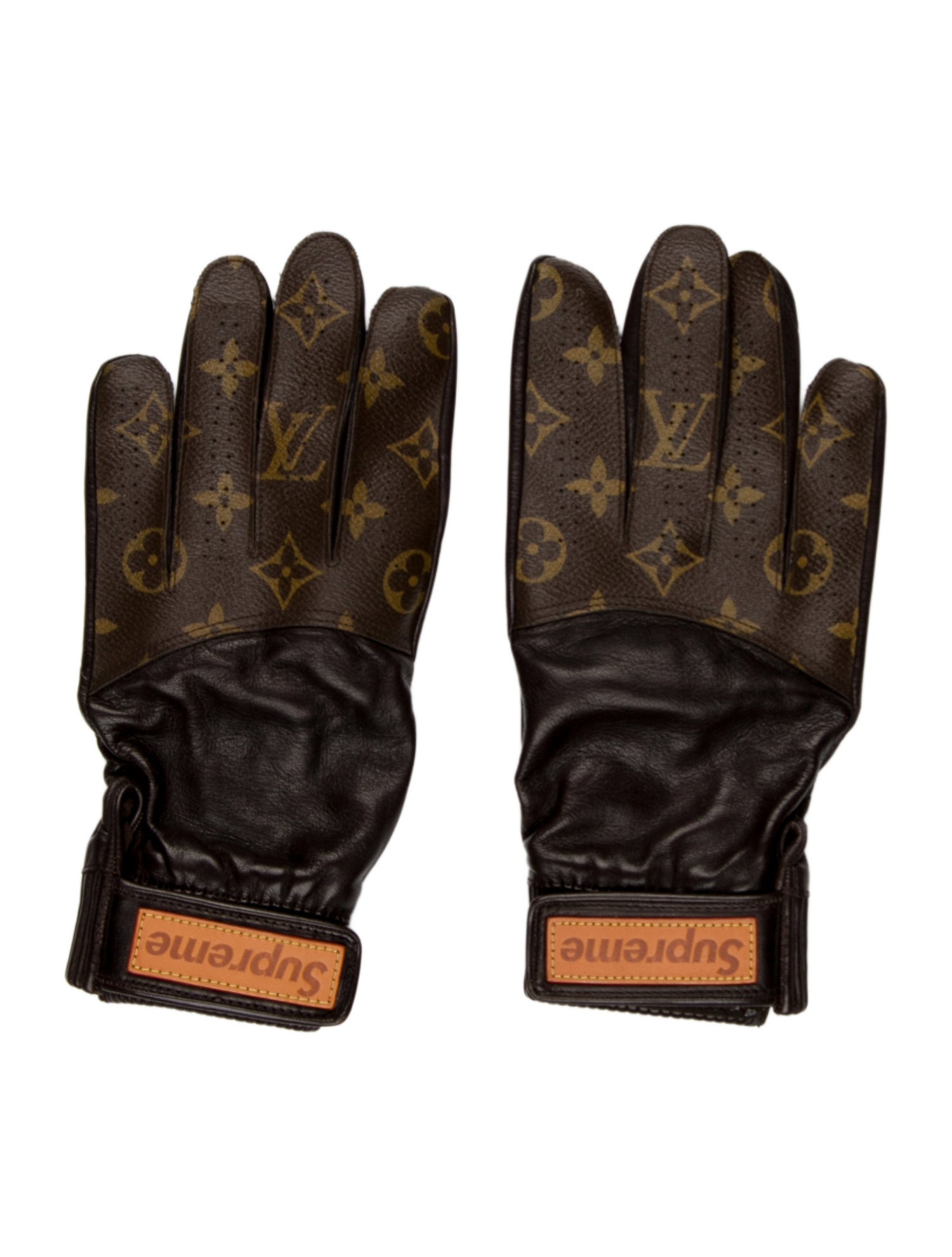 Louis Vuitton x Supreme Monogram Baseball Gloves